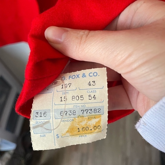 Pendleton Red 100% Virgin Wool Blazer New with Original Tag Size - Picture 6 of 10
